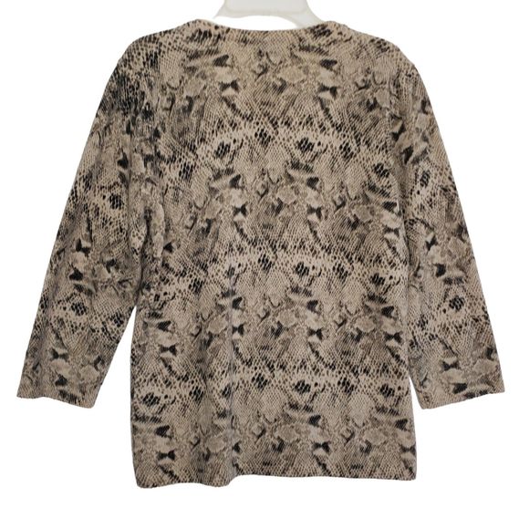 Oscar by Oscar de la Renta 100% Merino Wool Medium V-neck Soft Sweater Top - Picture 2 of 8